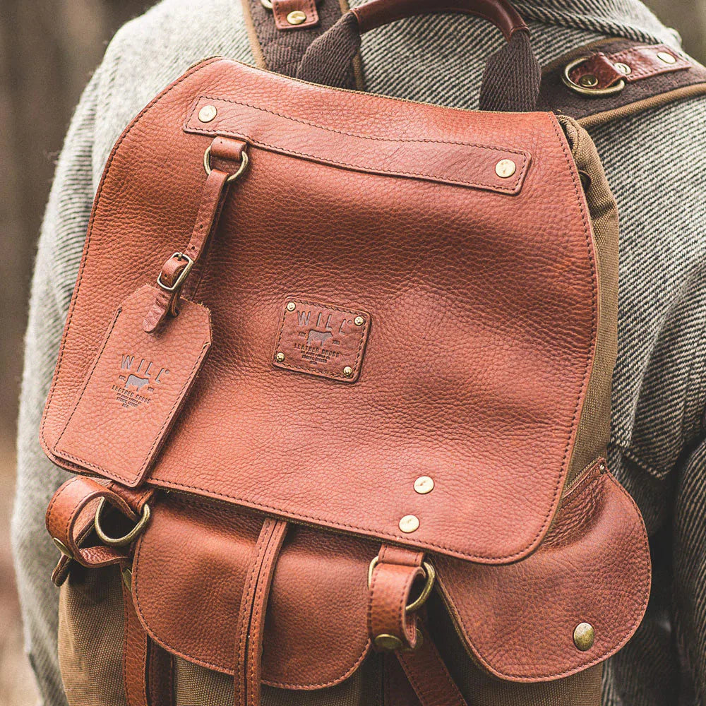Lennon Canvas & Leather Backpack
